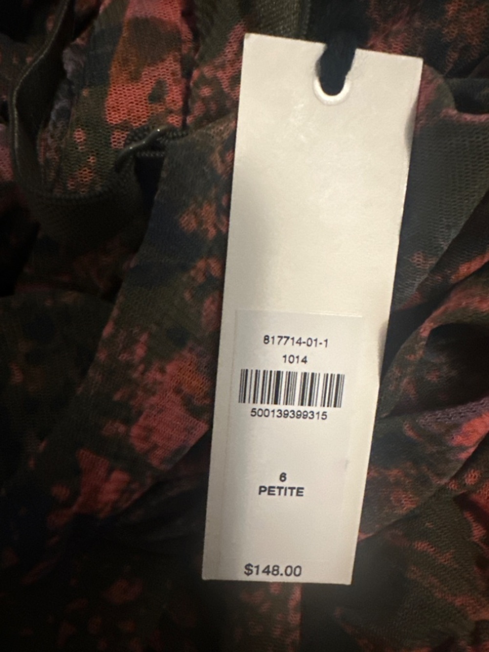 NWT! Banana Republic Green Camo Splatter Ruched Mesh Corset Midi Dress - Picture 5 of 5